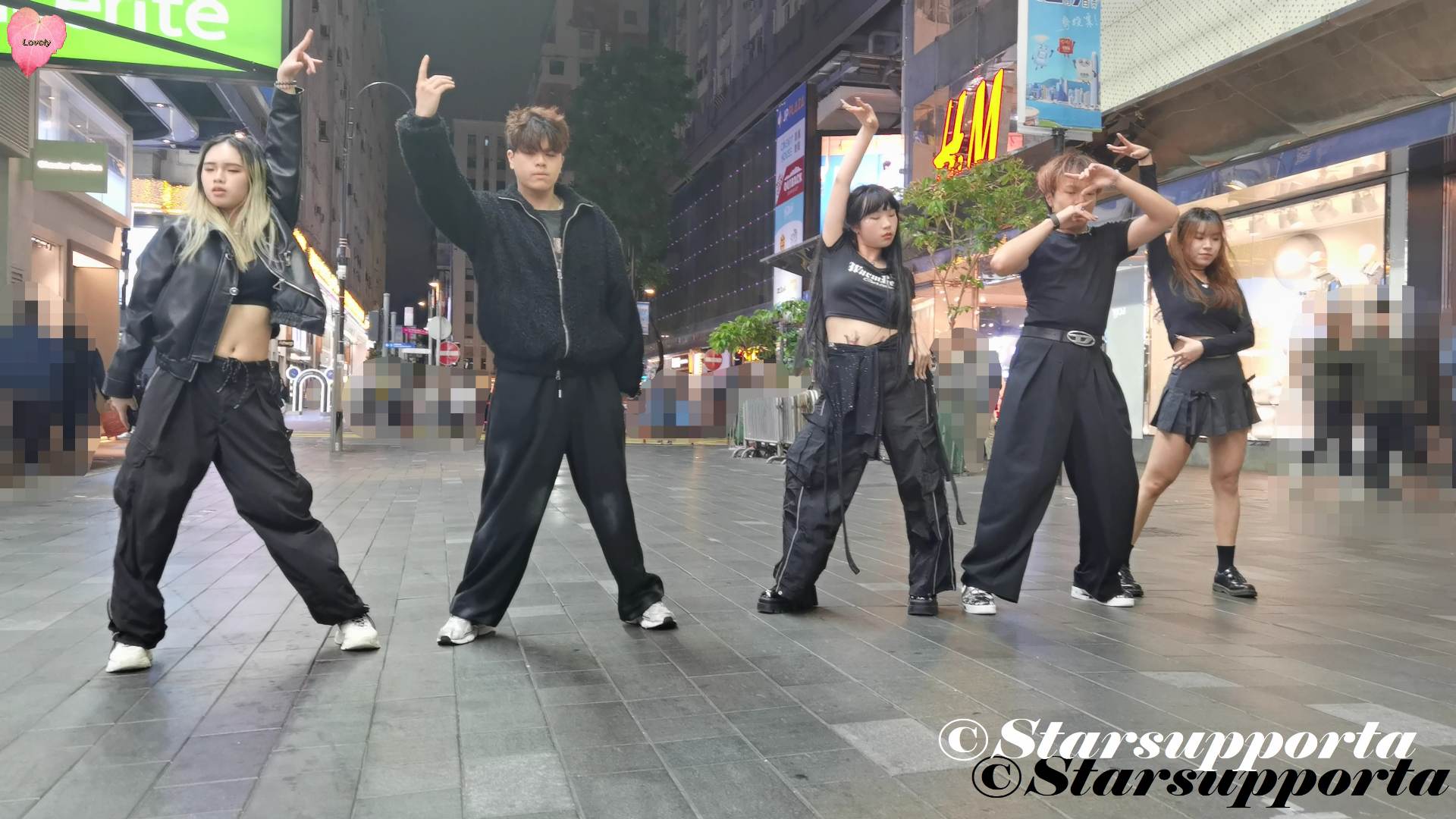 20251113 KPOP dance @ 香港銅鑼灣H&M對出